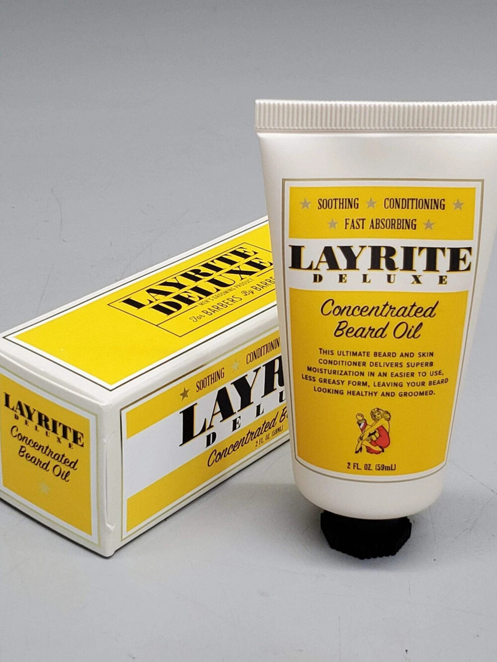 **SOLD** - Layrite Beard Conditioner 2 Fl Oz Natural Oils Softens Tames Beard